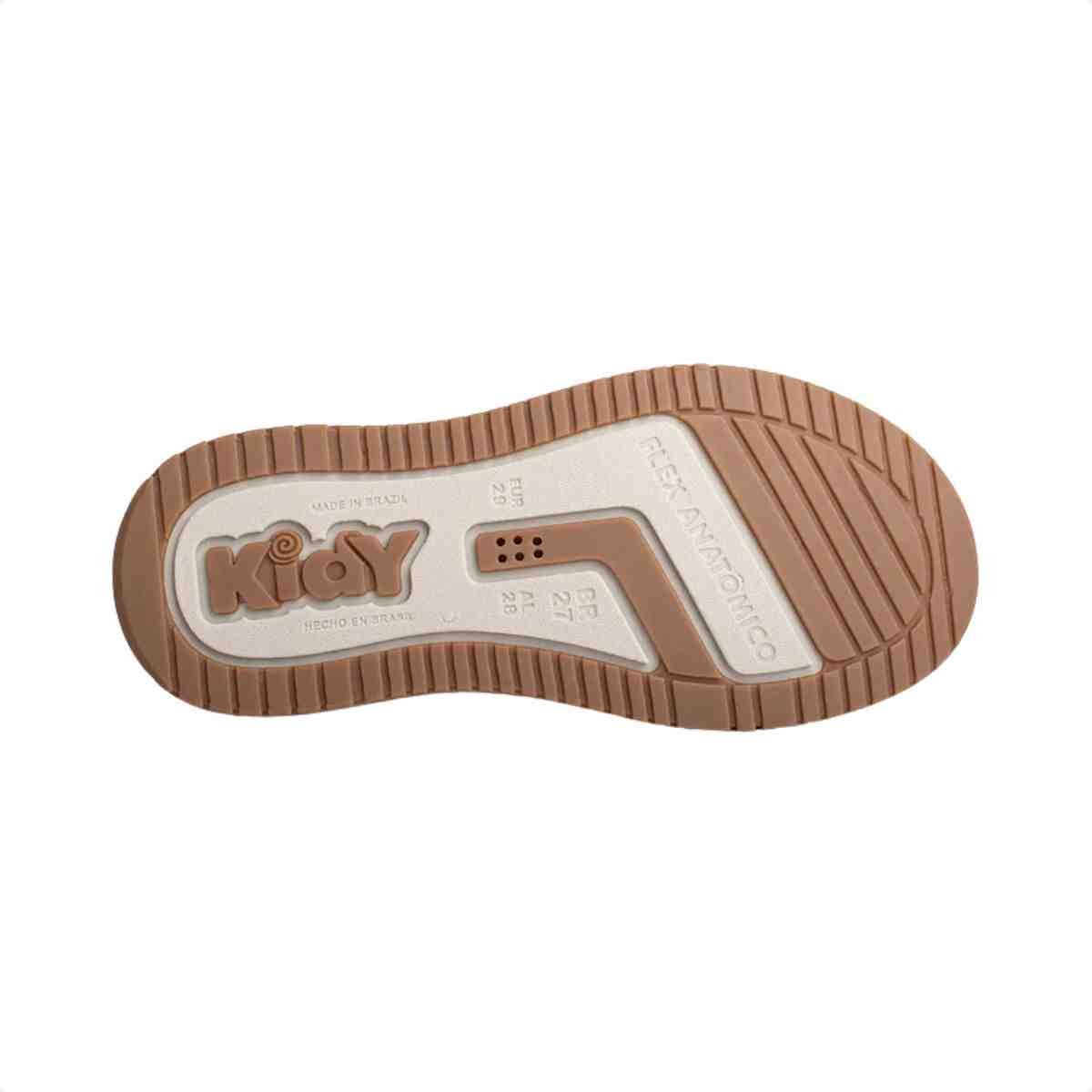 Tenis Casual Bebe Kidy Verde E Marrom Off White/Verde Militar 5