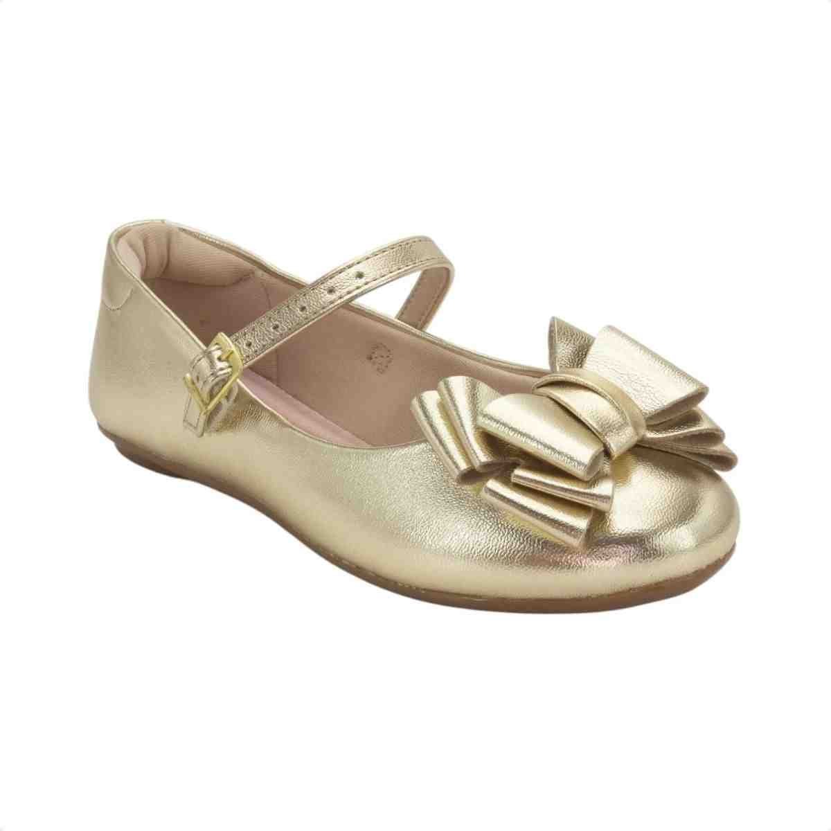 Sapatilha Infantil Molekinha Dourado Dourado 2