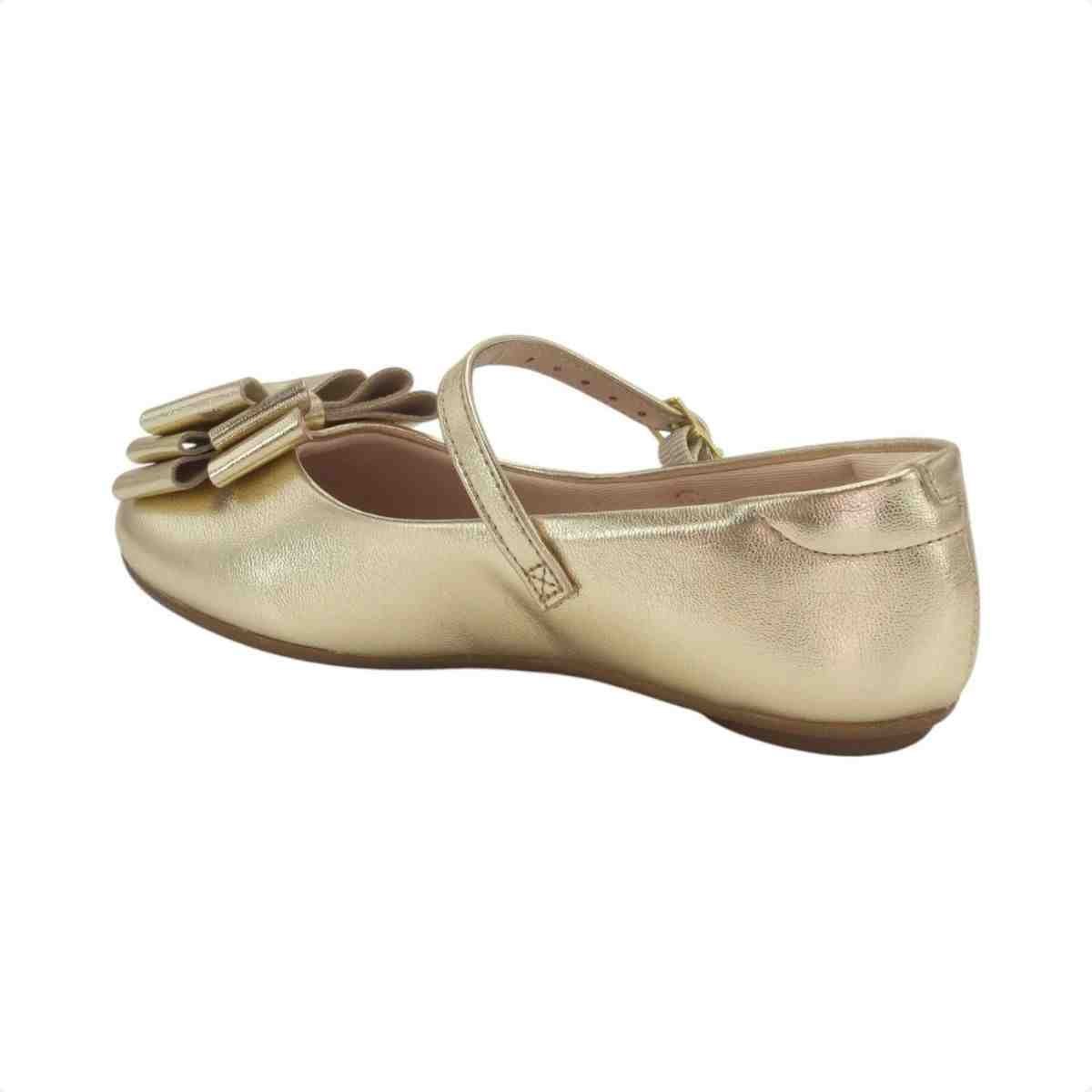 Sapatilha Infantil Molekinha Dourado Dourado 3