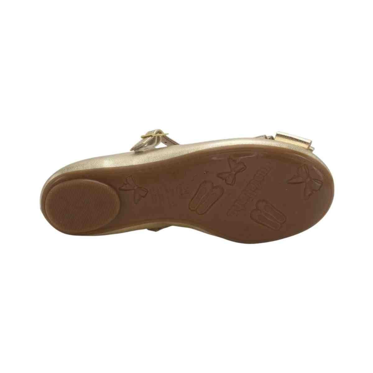 Sapatilha Infantil Molekinha Dourado Dourado 4