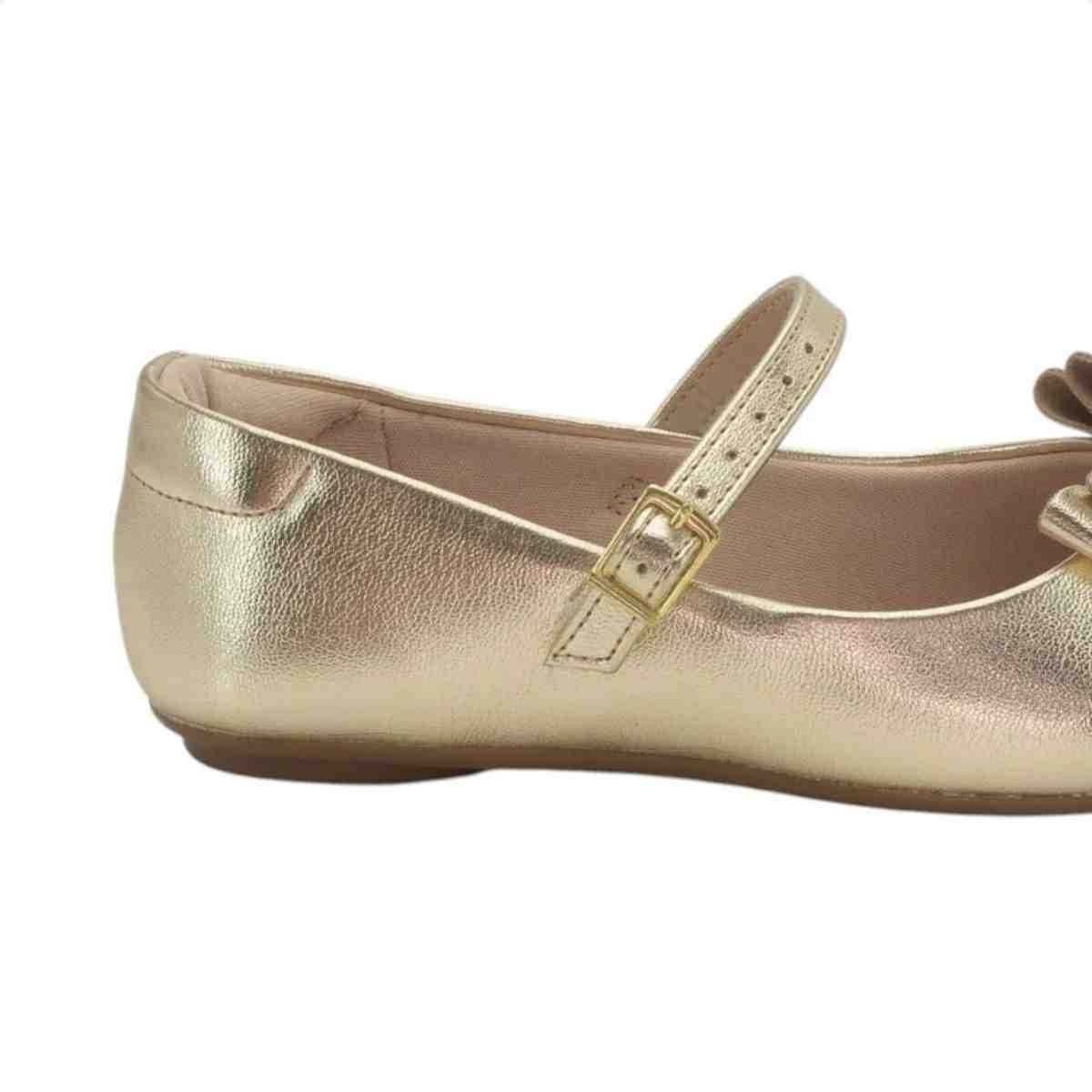 Sapatilha Infantil Molekinha Dourado Dourado 6