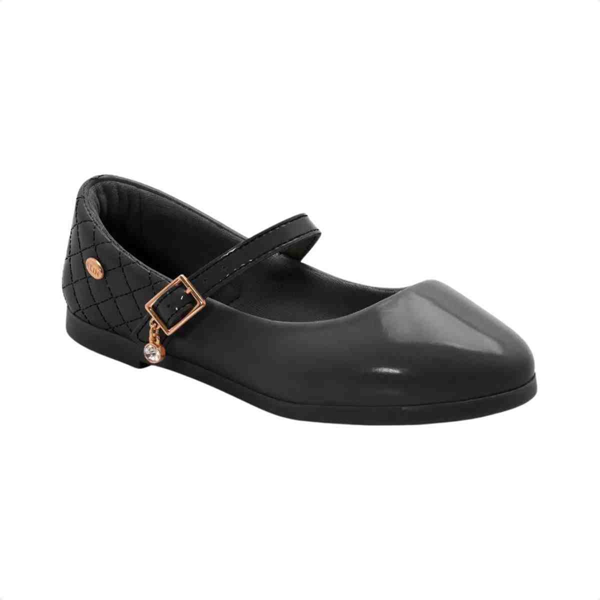 Sapatilha Infantil Klin Princesa Preta Preto 2