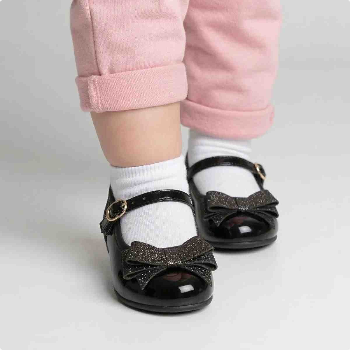 Sapatilha Bebe Molekinha Preto Preto 2