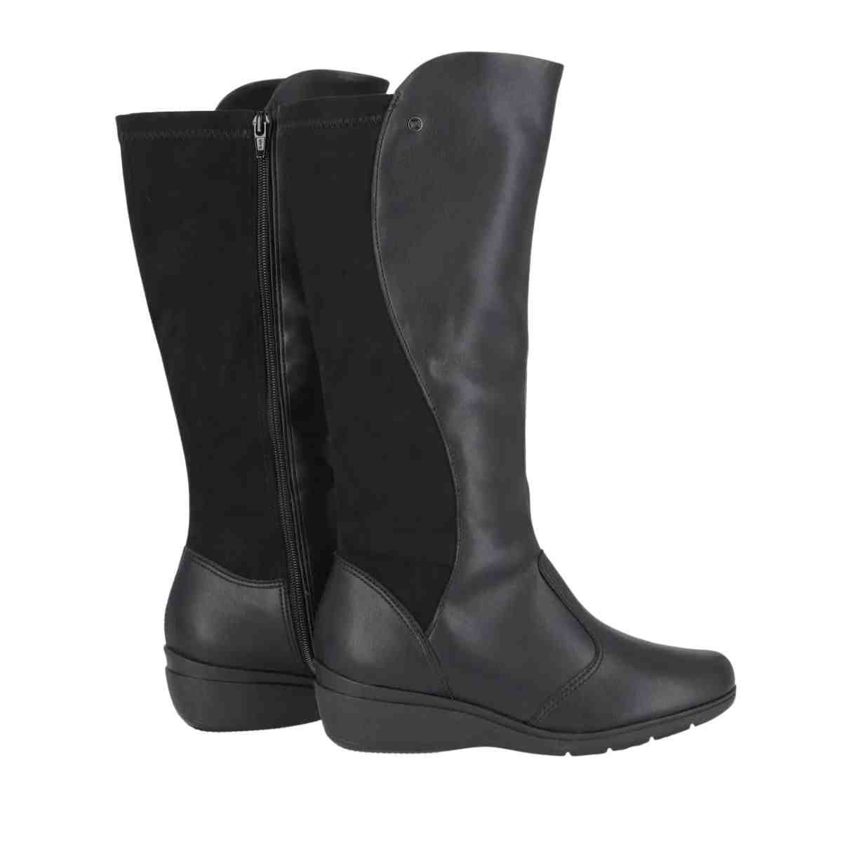 Bota Feminina Cano Alto Joanete Maxi Piccadilly Preta Preto 7