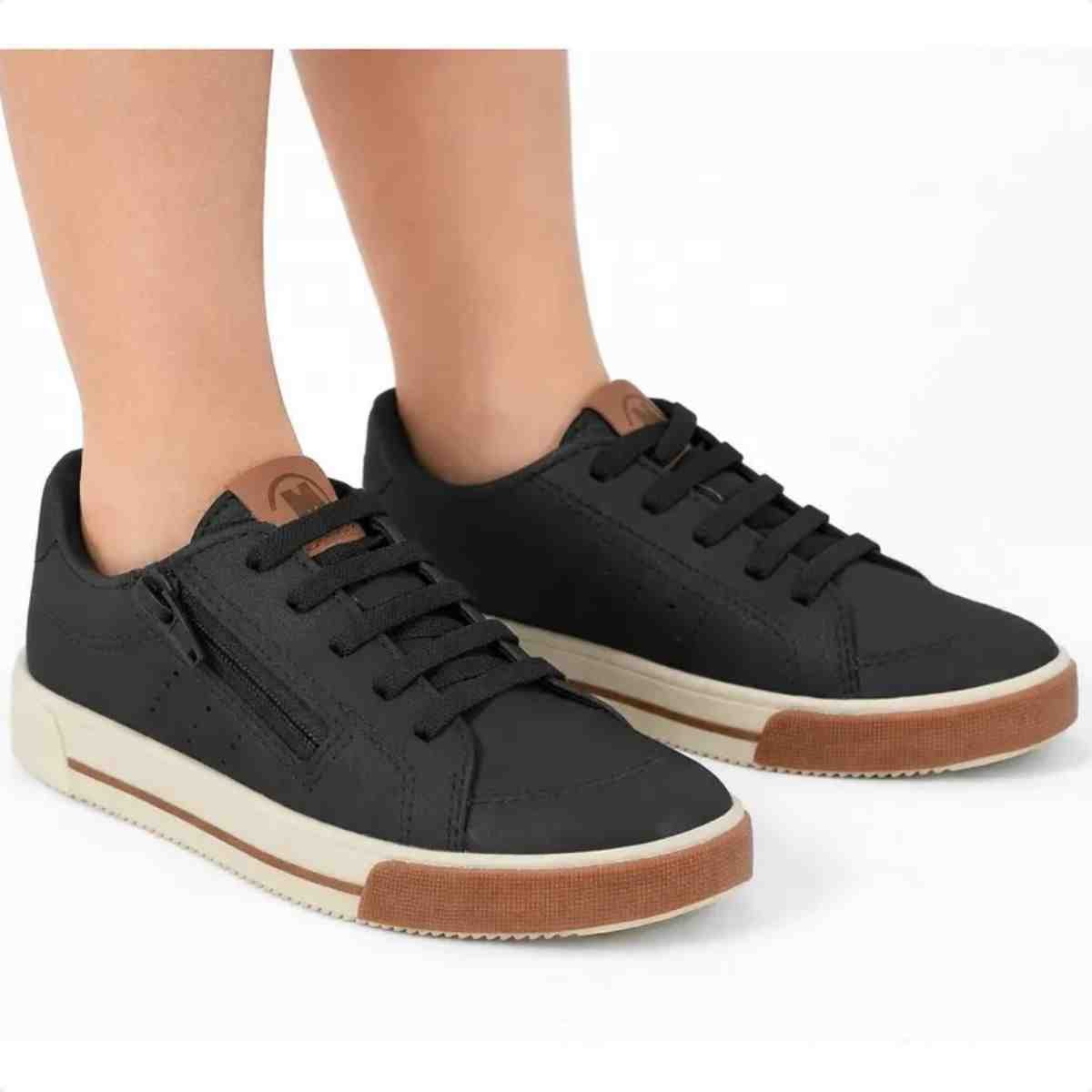 Sapatenis Infantil Molekinho Preto Preto 2