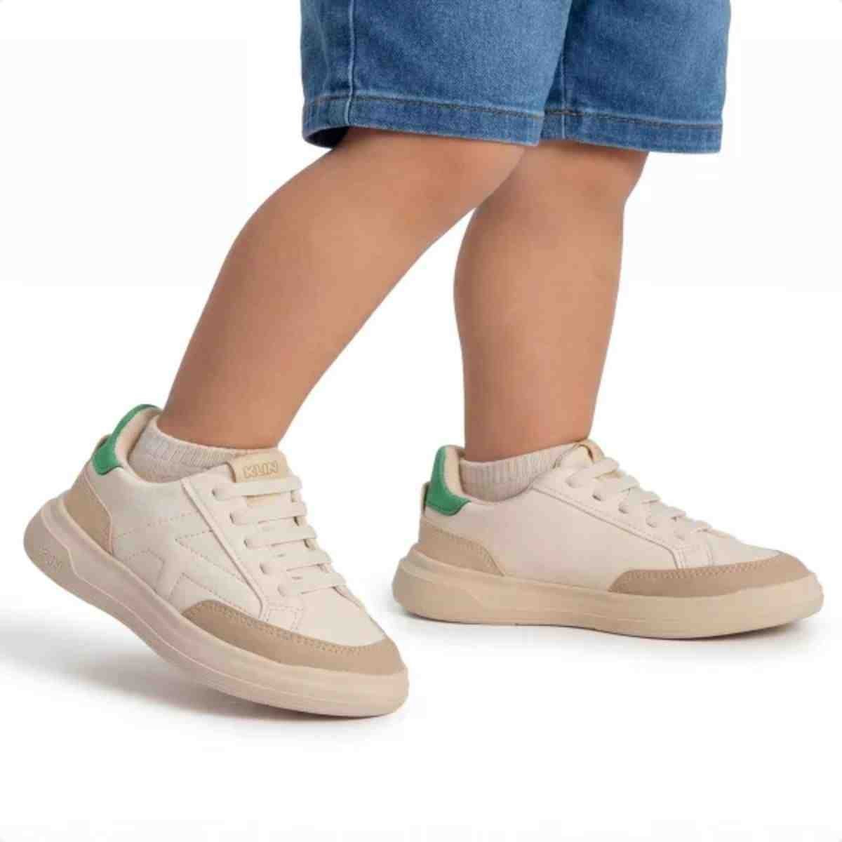 Sapatenis Infantil Klin Capri Mini Branco Off White 2