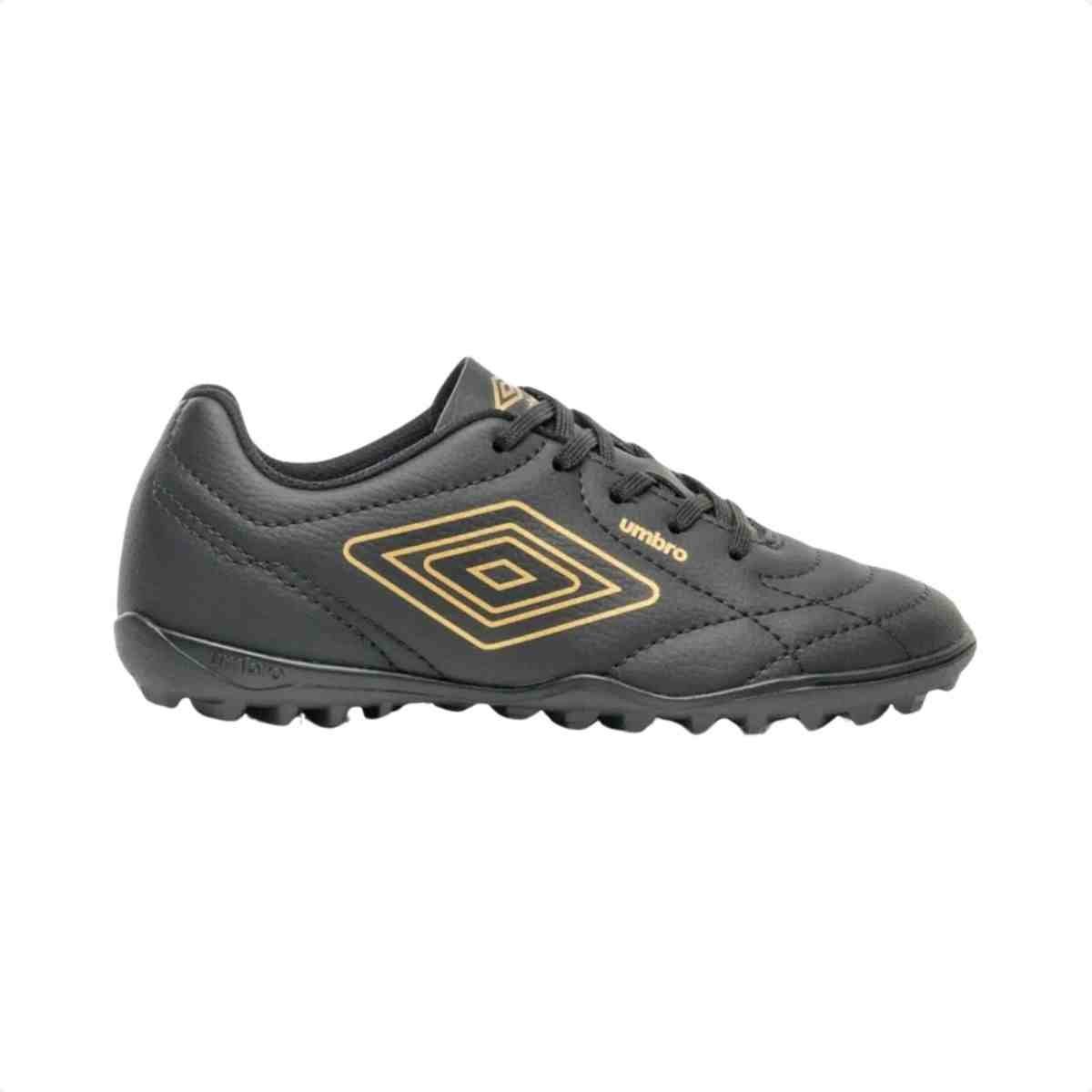 Chuteira Society Infantil Umbro Class Footballer Jr Preto