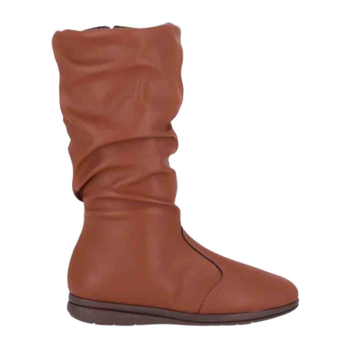Bota Feminina Anabela Cano Médio Piccadilly Marrom