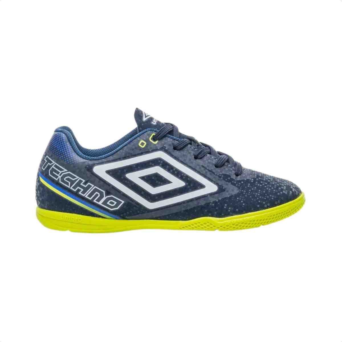 Chuteira Indoor Infantil Umbro Techno Ii Jr Preto