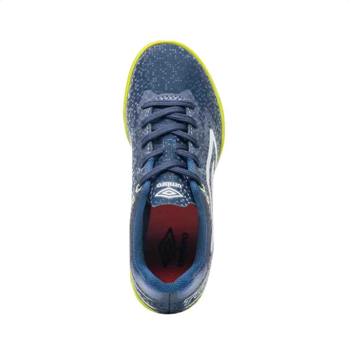Chuteira Indoor Infantil Umbro Techno Ii Jr Preto Cinza 6