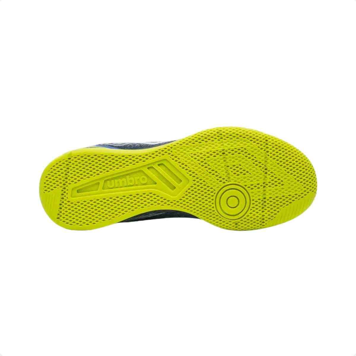 Chuteira Indoor Infantil Umbro Techno Ii Jr Preto Cinza 7