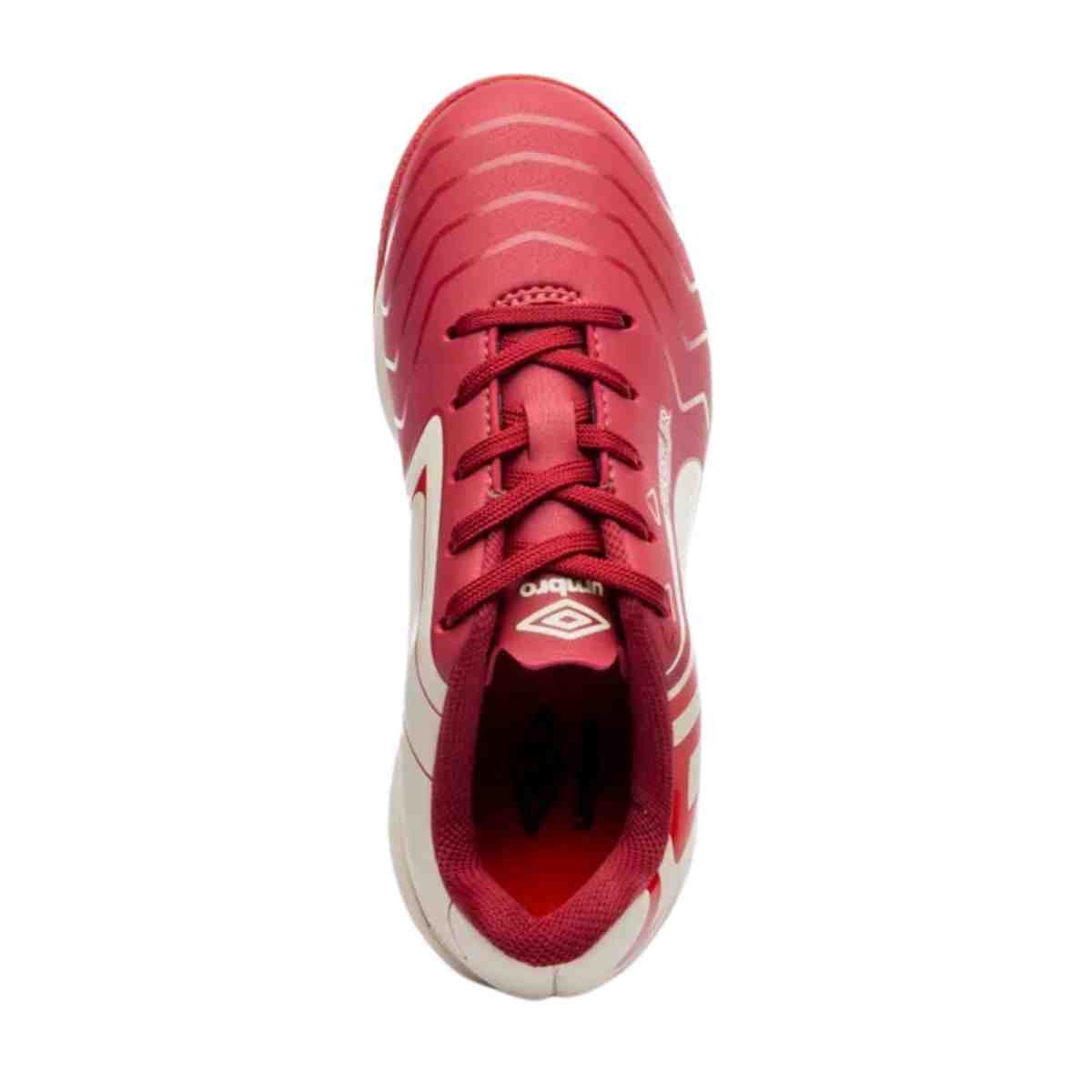 Chuteira Indoor Infantil Umbro Pro 5 Jr Vermelho Vermelho 3