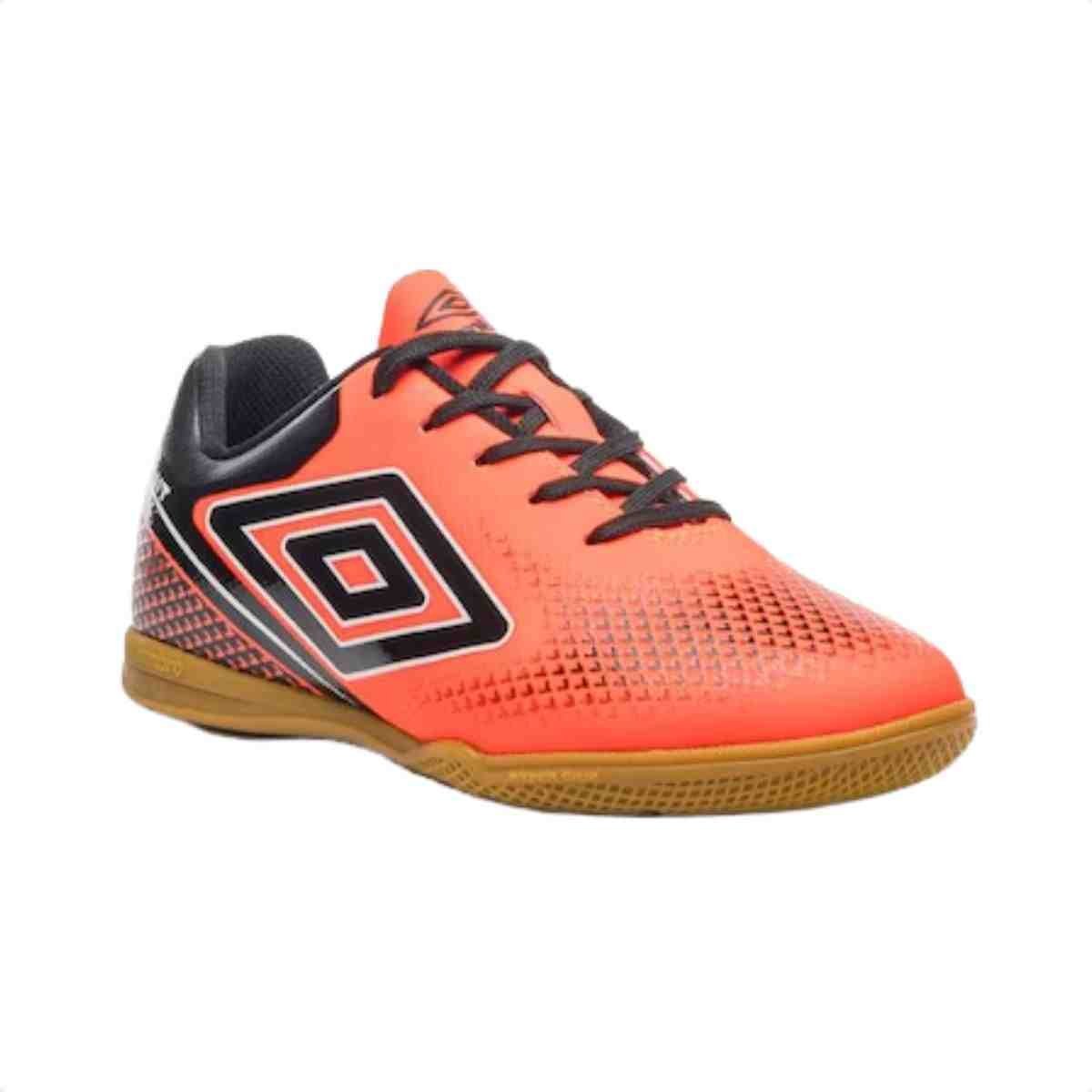 Chuteira Indoor Infantil Umbro Adamant Top Speed Jr Laranja Laranja 2