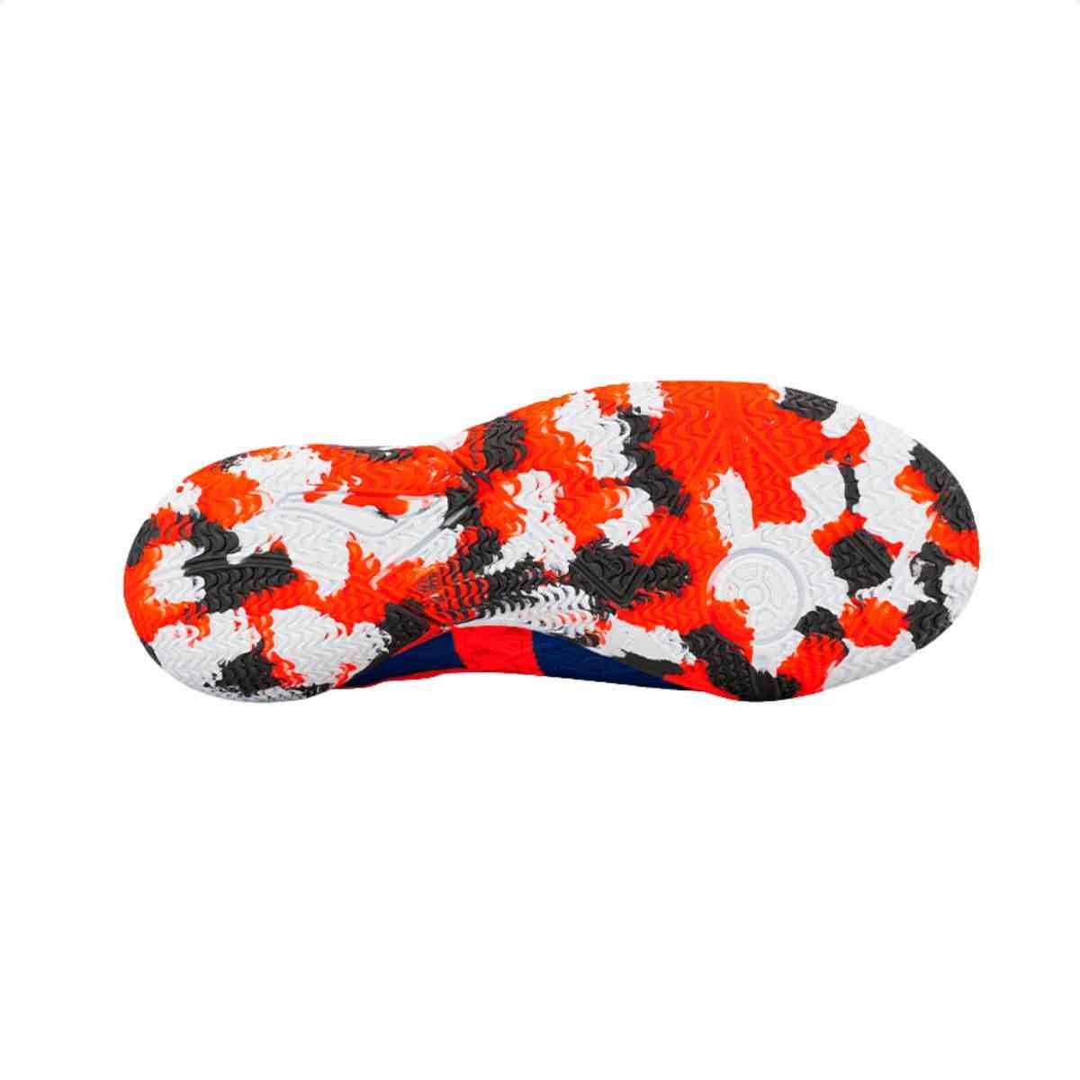 Chuteira Indoor Infantil Penalty Rx Locker Kids Y-3 Laranja E Azul Azul/Laranja 6