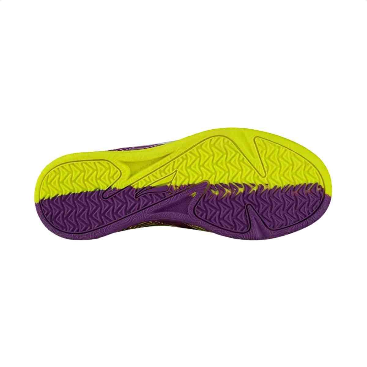 Chuteira Indoor Infantil Penalty Rx Lock Amarelo E Roxo Branco/Amarelo 6