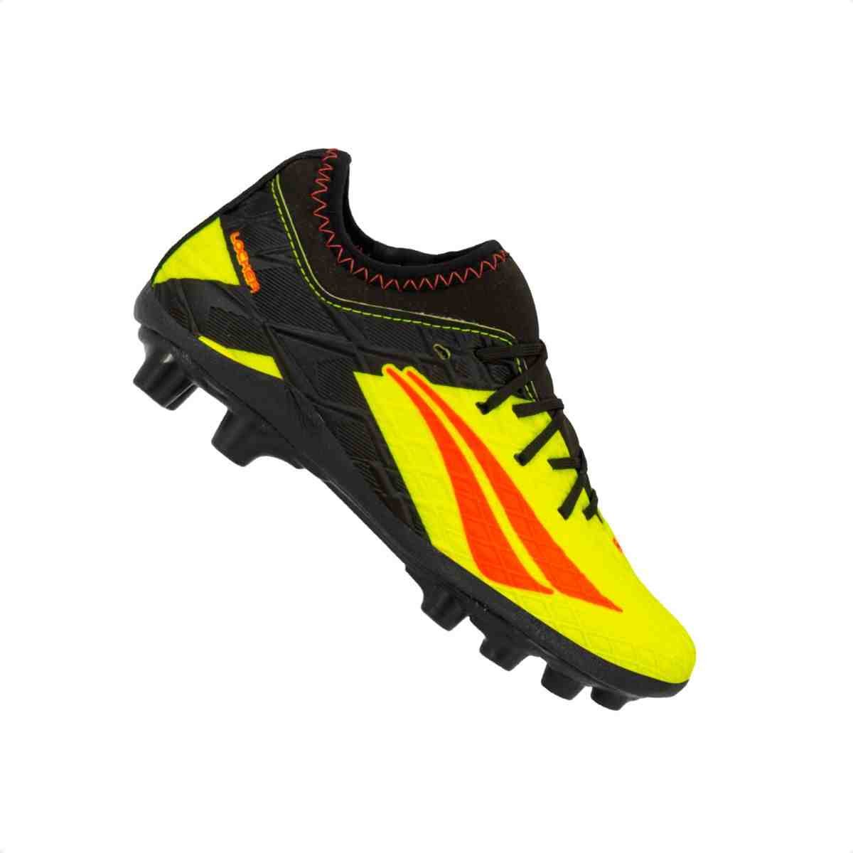 Chuteira Campo Infantil Penalty Rx Locker Kids 216255-2204 Preto/Amarelo 2