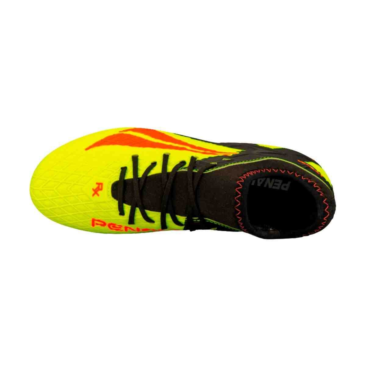 Chuteira Campo Infantil Penalty Rx Locker Kids 216255-2204 Preto/Amarelo 4