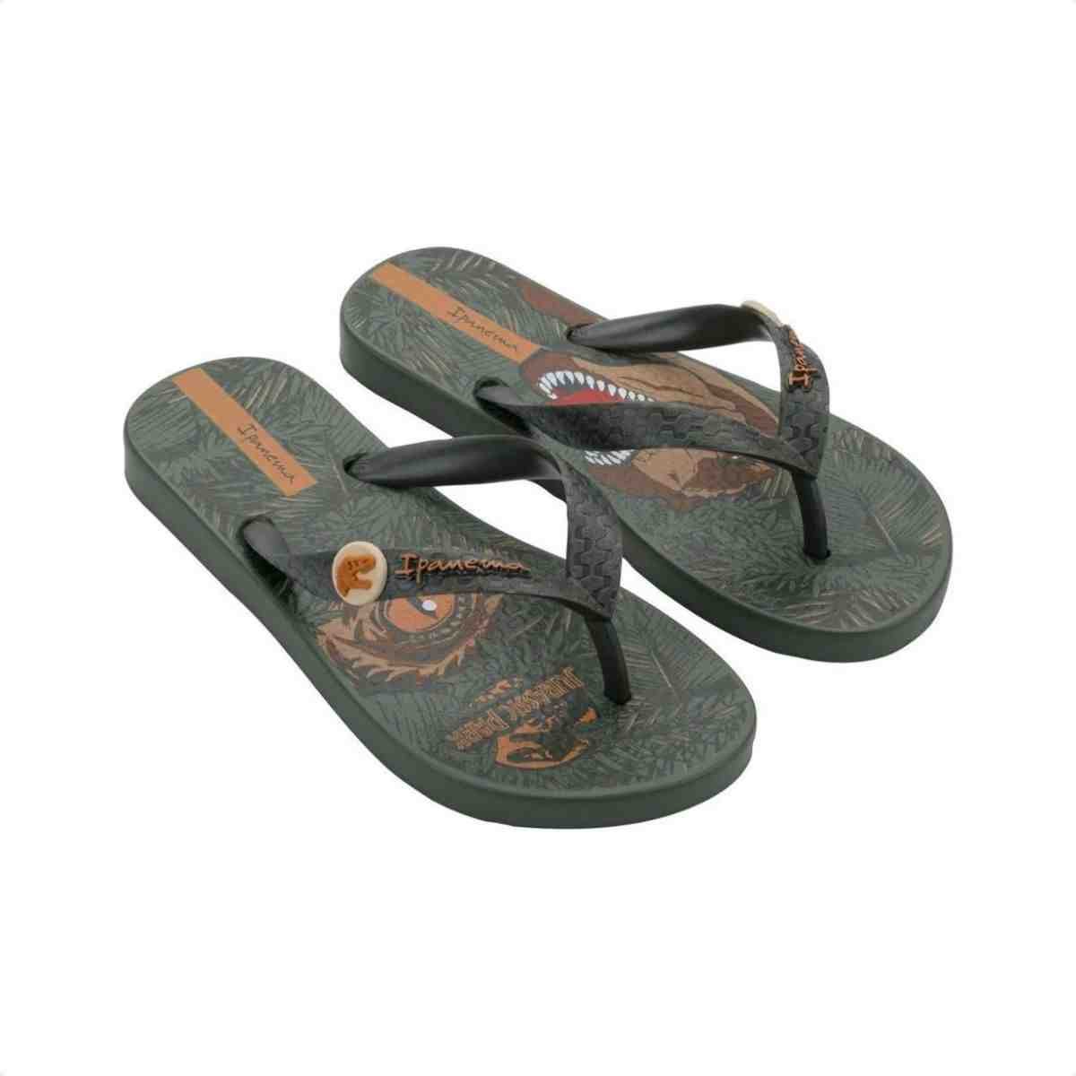 Chinelo Dedo Infnatil Ipanema Jurassic Park Ii Verde Verde 2