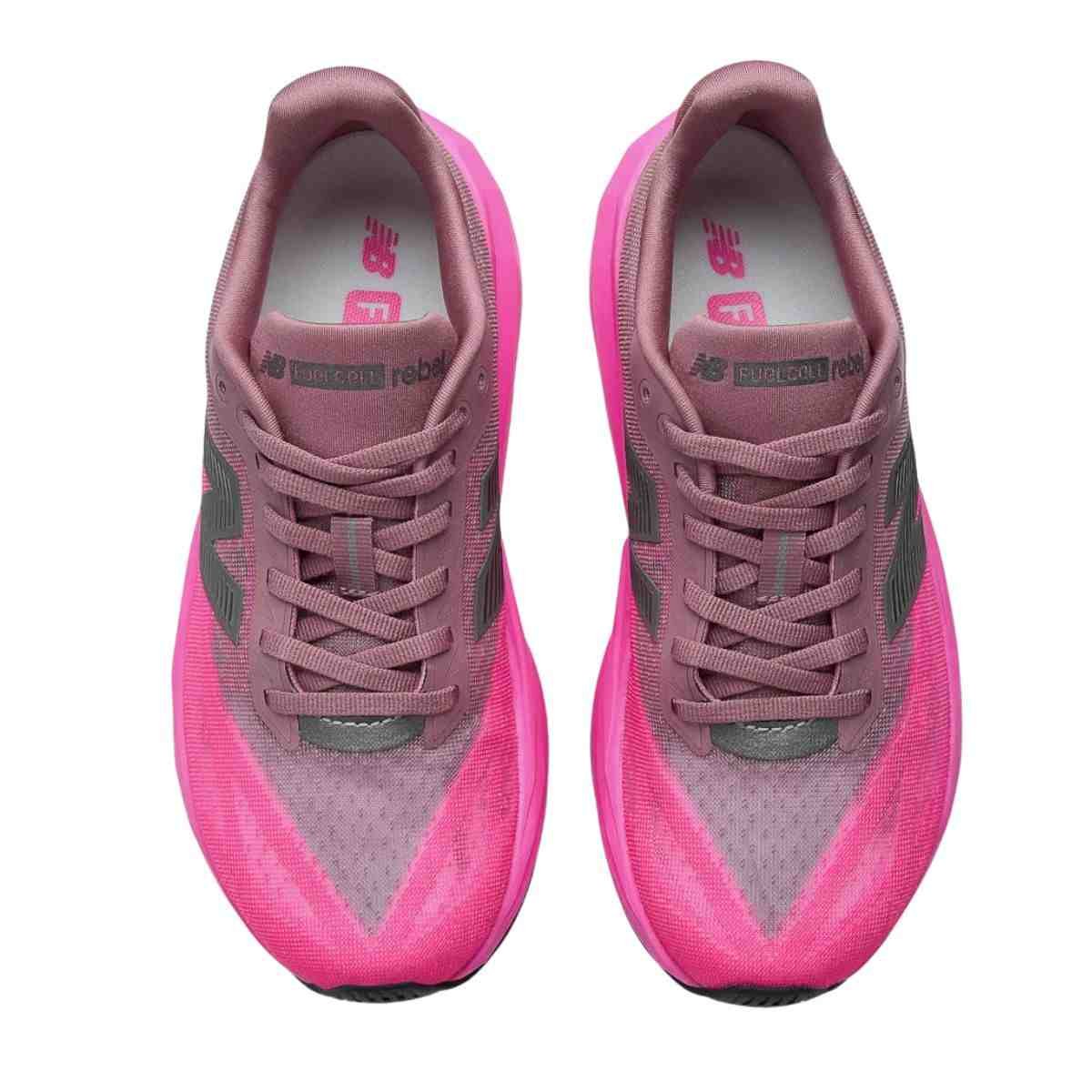 Tênis Corrida Feminino Fila Fuelcell Rebel V5 Rosa Rosa 3