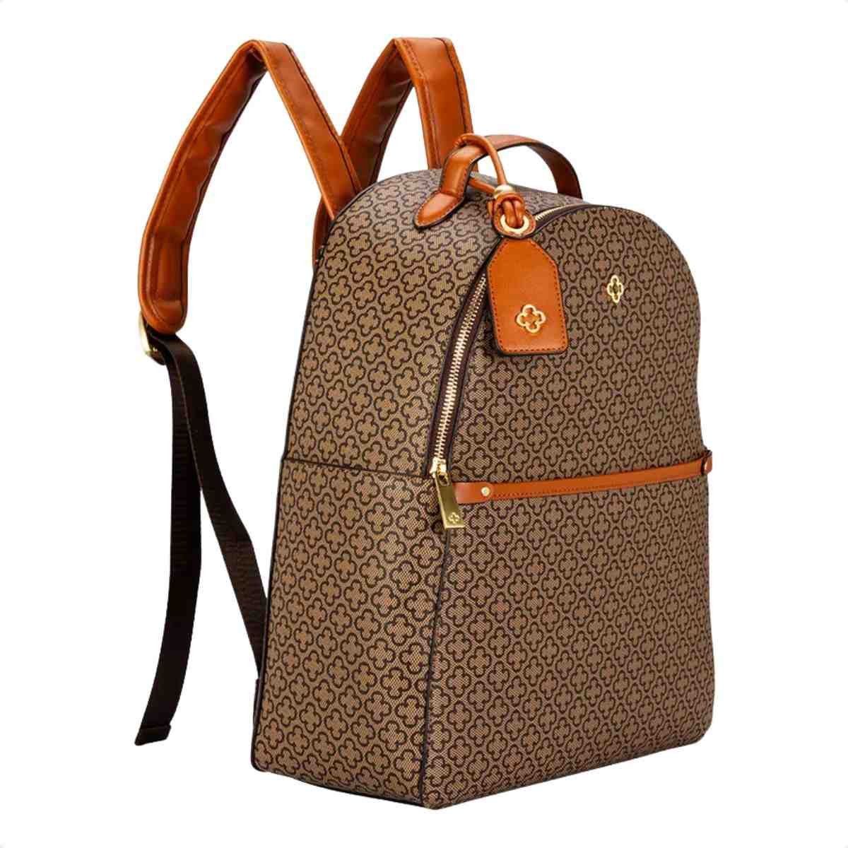 Bolsa Mochila Feminina Capodarte Caramelo Marrom 2