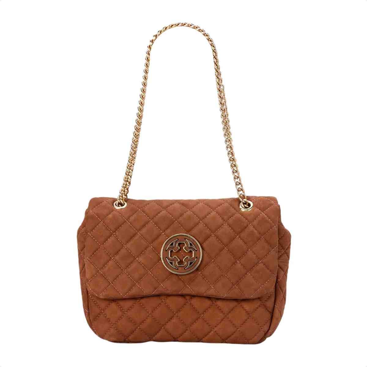Bolsa Tiracolo Feminino Capodarte Marrom Marrom 5