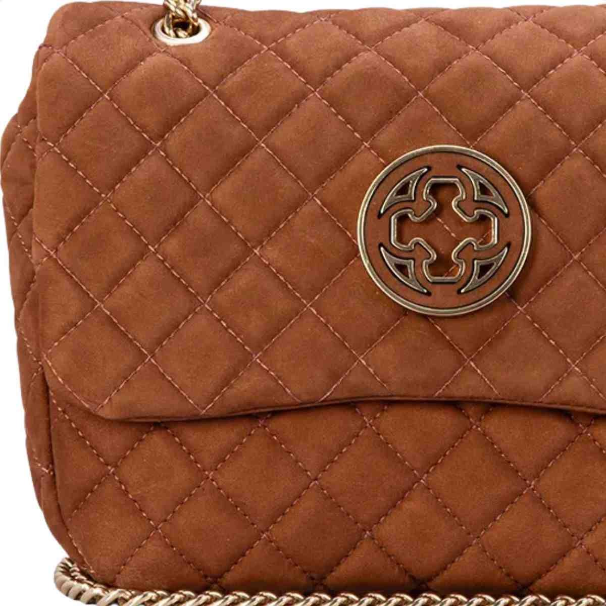 Bolsa Tiracolo Feminino Capodarte Marrom Marrom 6