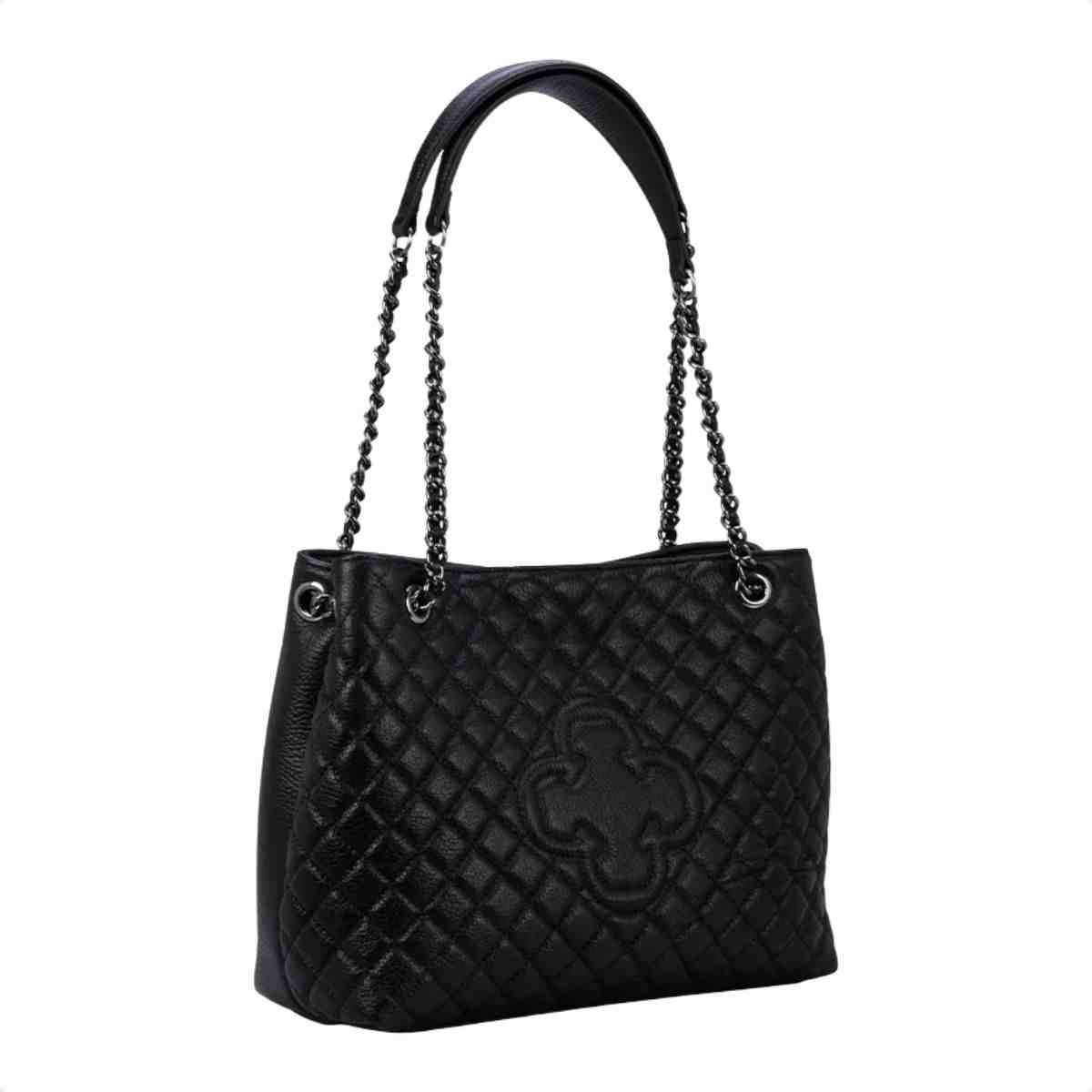 Bolsa Tiracolo Feminino Capodarte Preto Preto 7