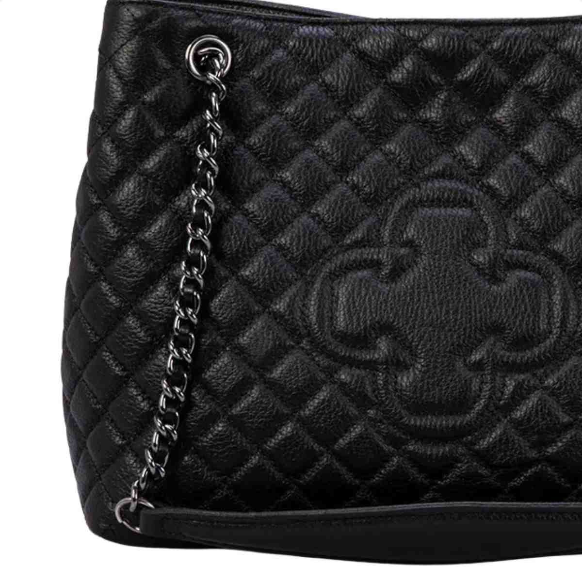 Bolsa Tiracolo Feminino Capodarte Preto Preto 4