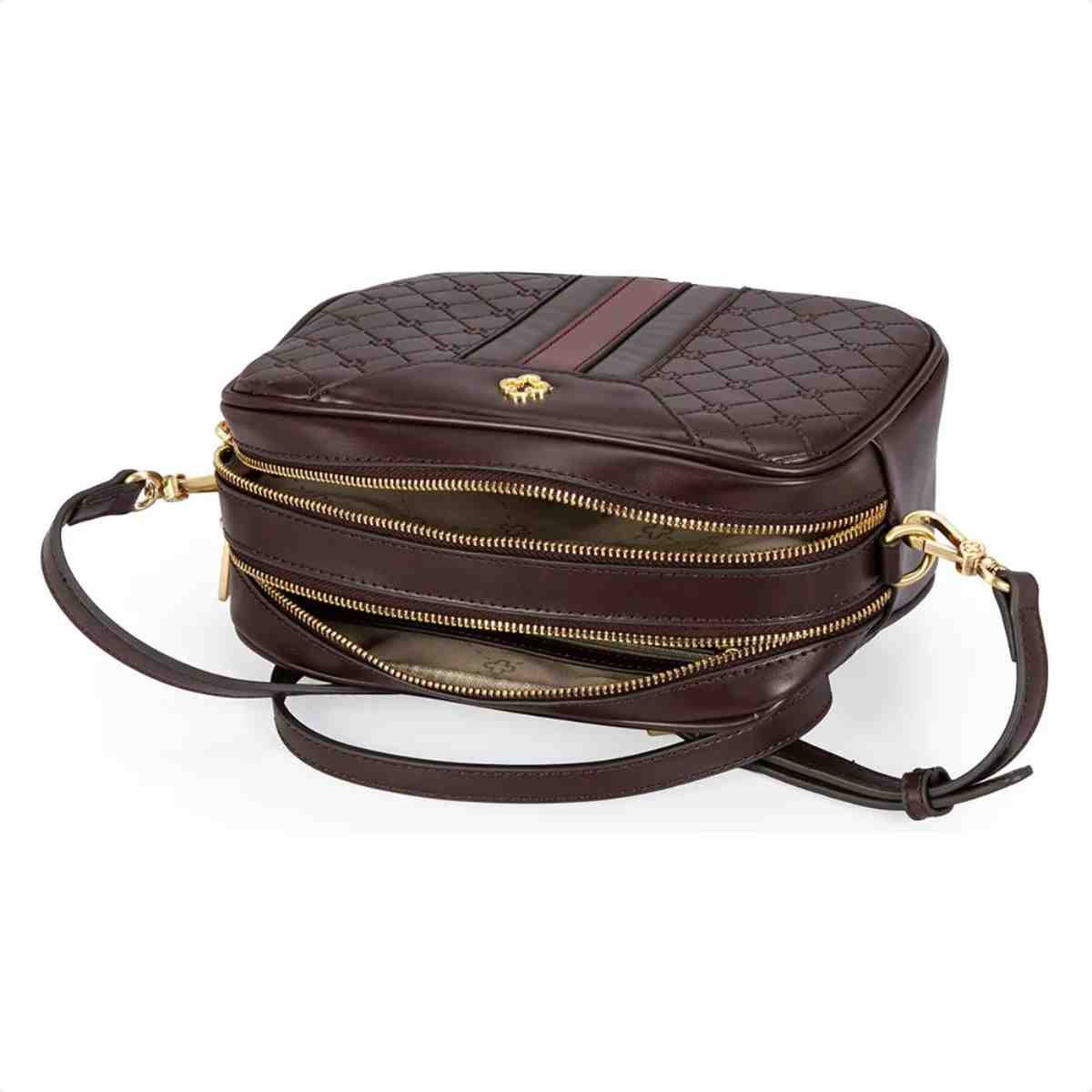 Bolsa Tiracolo Feminino Capodarte Café Marrom 5