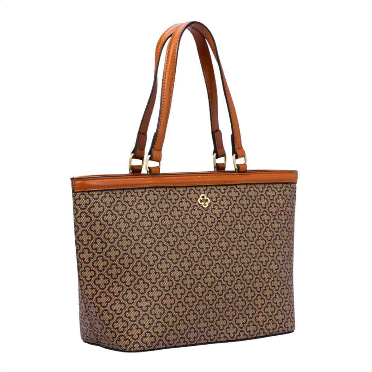 Bolsa Tiracolo Feminina Capodarte Bege Bege/Nocciola 3