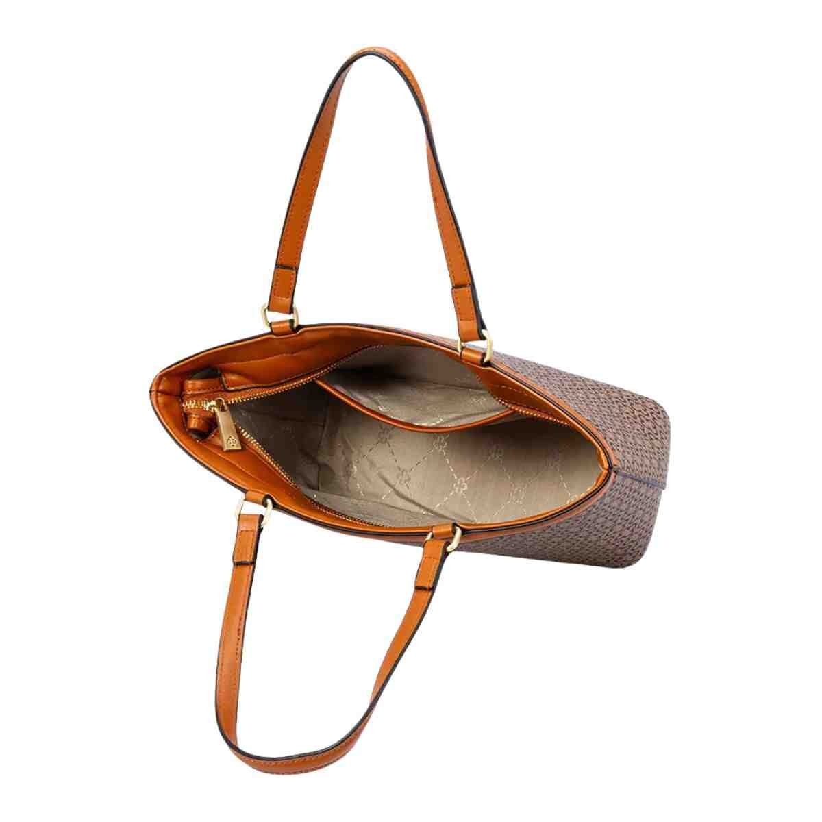 Bolsa Tiracolo Feminina Capodarte Bege Bege/Nocciola 4