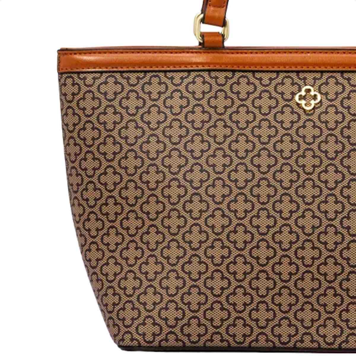 Bolsa Tiracolo Feminina Capodarte Bege Bege/Nocciola 6