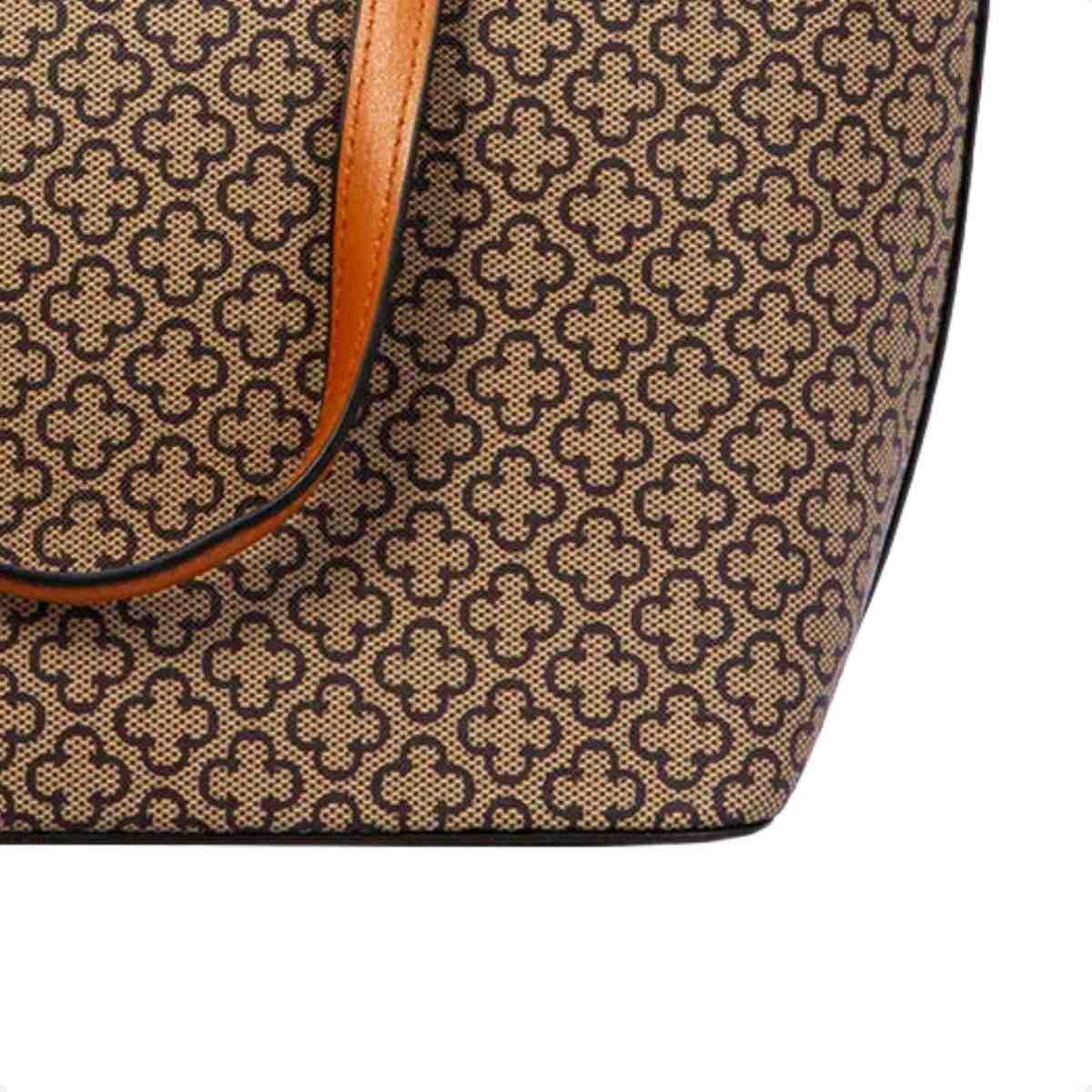 Bolsa Tiracolo Feminina Capodarte Bege Bege/Nocciola 7