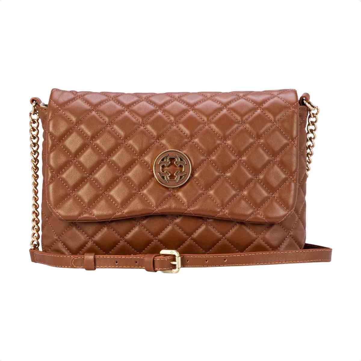 Bolsa Tiracolo Feminino Capodarte Marrom