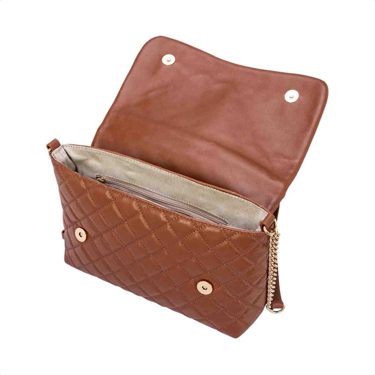 Bolsa Tiracolo Feminino Capodarte Marrom Marrom 5