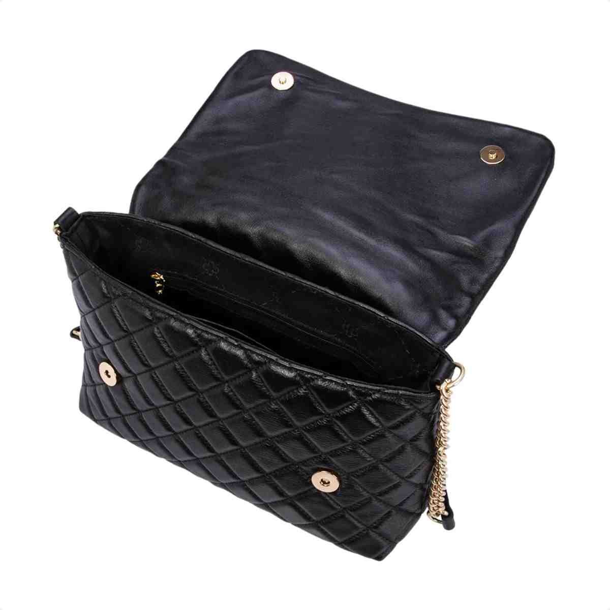 Bolsa Tiracolo Feminino Capodarte Preto Preto 5
