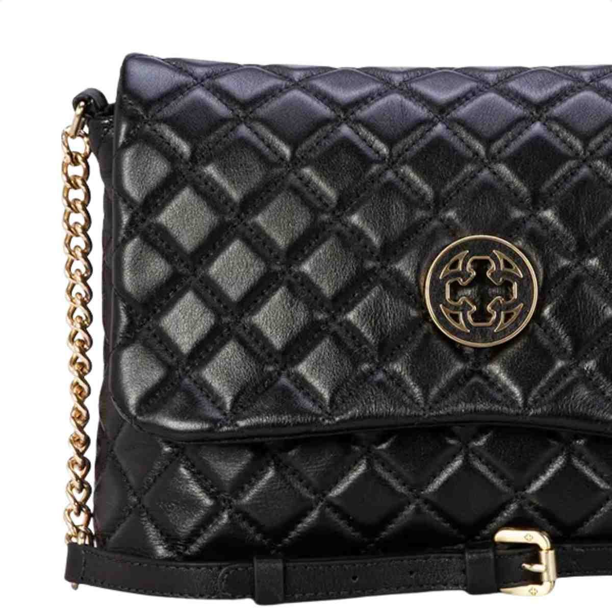 Bolsa Tiracolo Feminino Capodarte Preto Preto 6