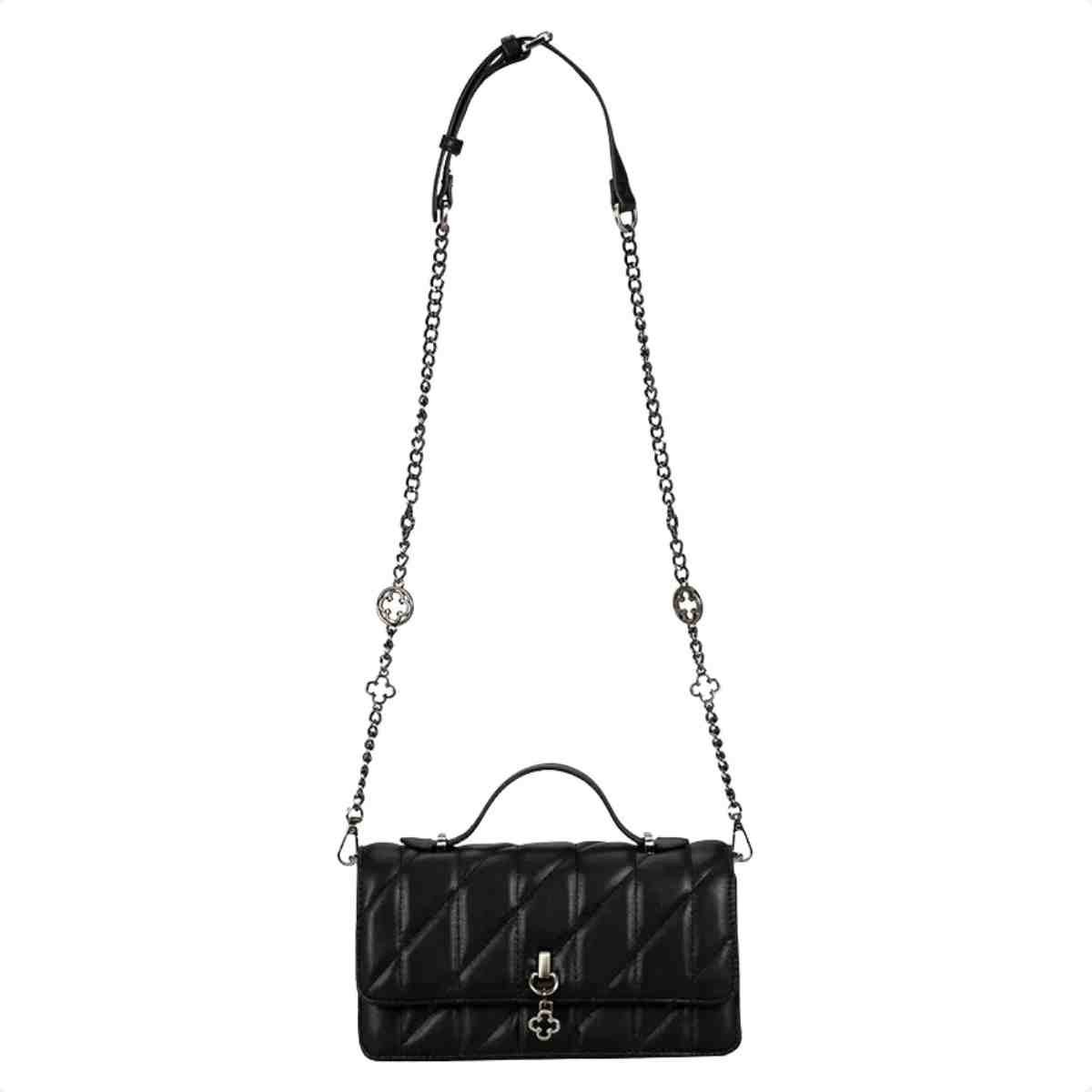 Bolsa Tiracolo Feminino Capodarte Preto Preto 5