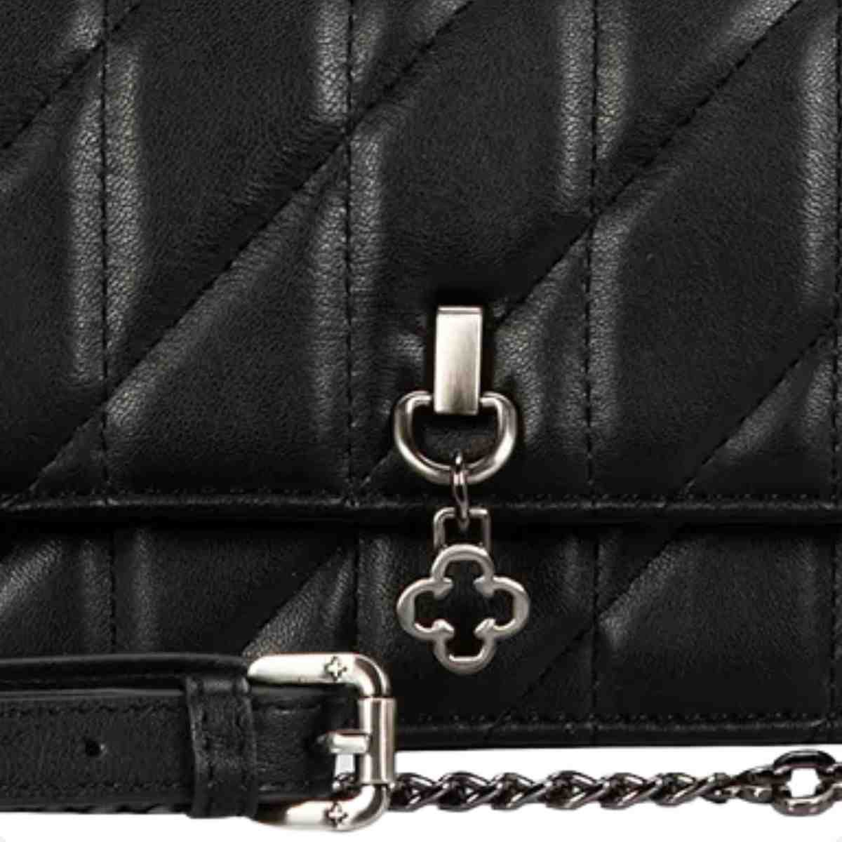 Bolsa Tiracolo Feminino Capodarte Preto Preto 2