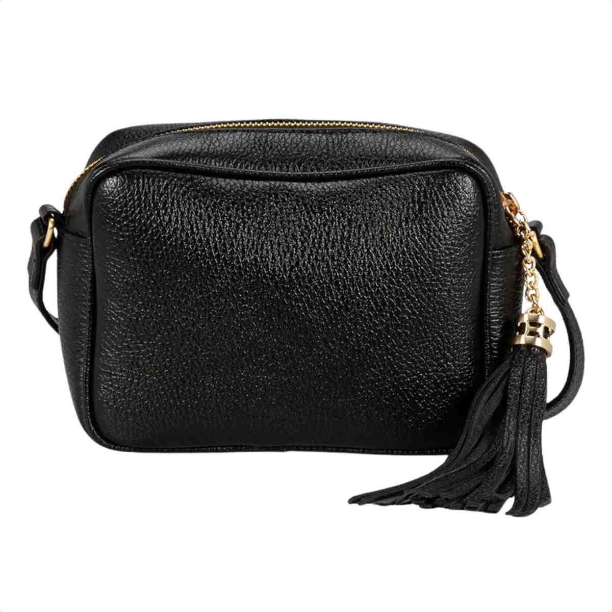 Bolsa Tiracolo Feminino Capodarte Preto Preto 4