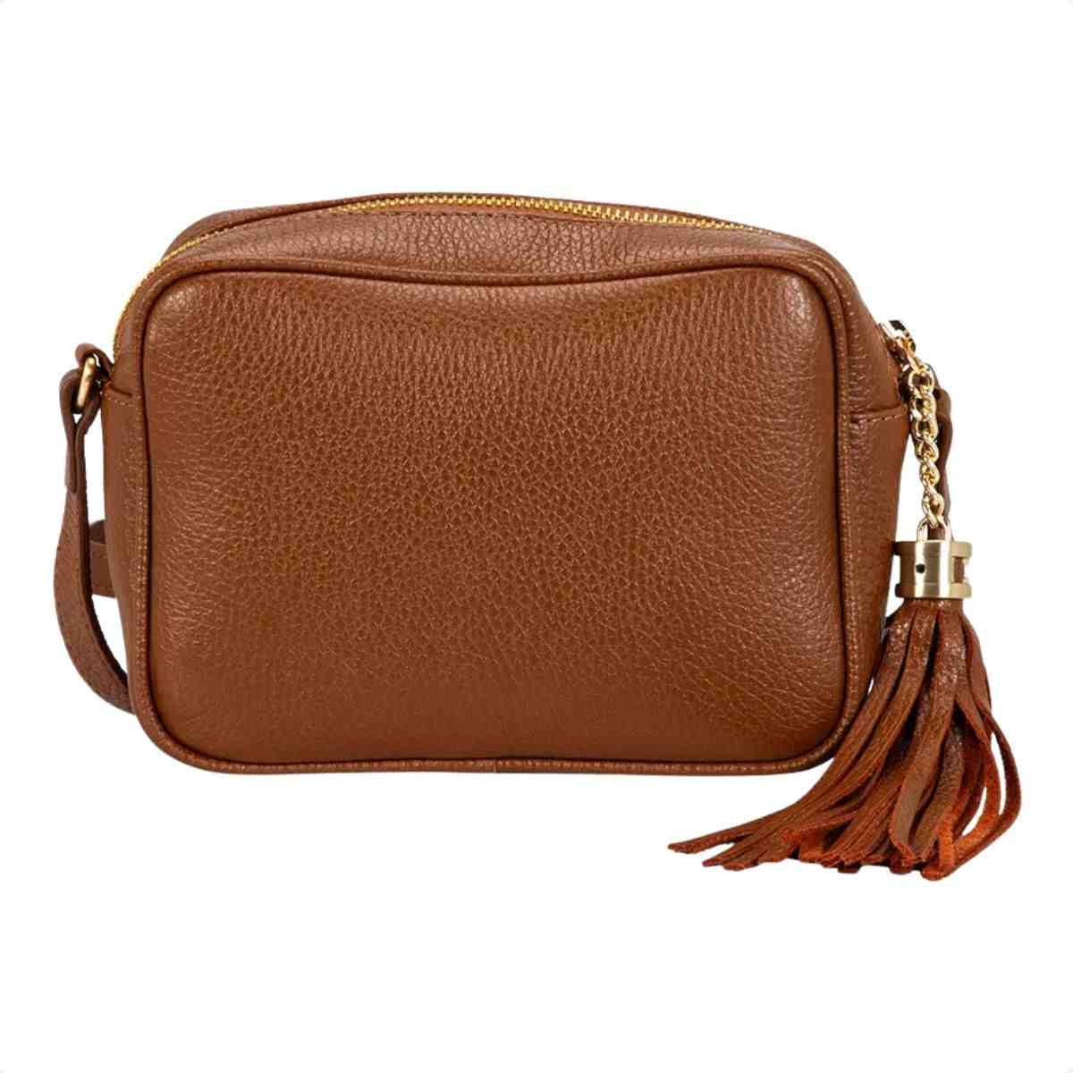 Bolsa Tiracolo Feminino Capodarte Marrom Marrom 3