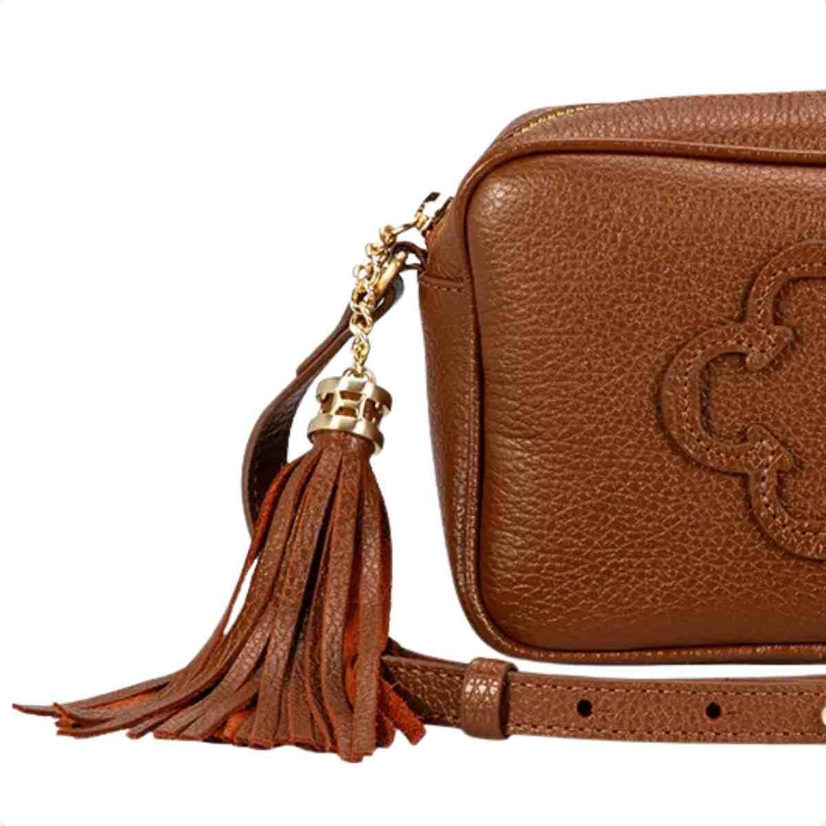 Bolsa Tiracolo Feminino Capodarte Marrom Marrom 7