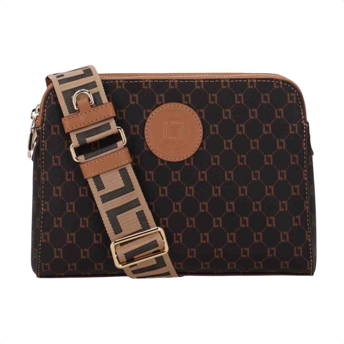 Bolsa Tiracolo Feminino Luz Da Lua Bella Mocca