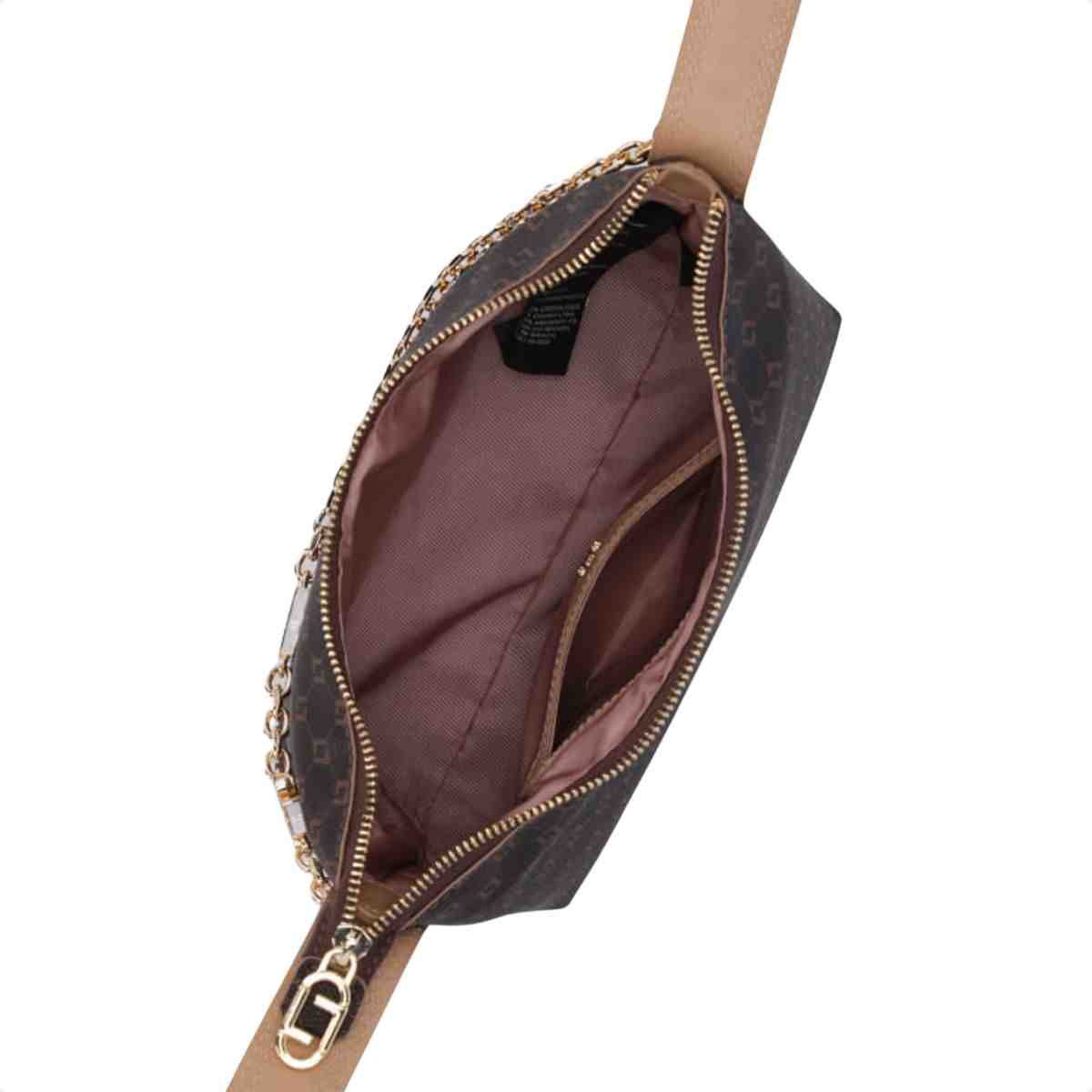 Bolsa Tiracolo Feminino Luz Da Lua Mocca Mocca 5