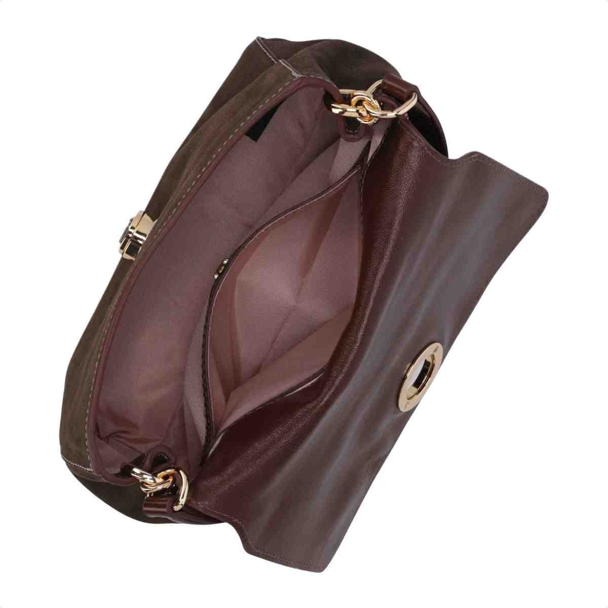 Bolsa Tiracolo Feminino Luz Da Lua Eden Marrom 5