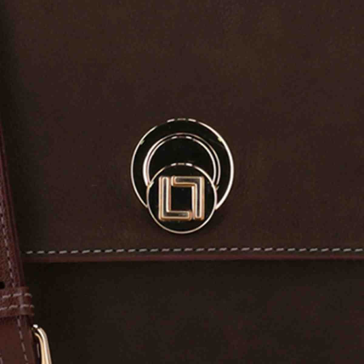 Bolsa Tiracolo Feminino Luz Da Lua Eden Marrom 6
