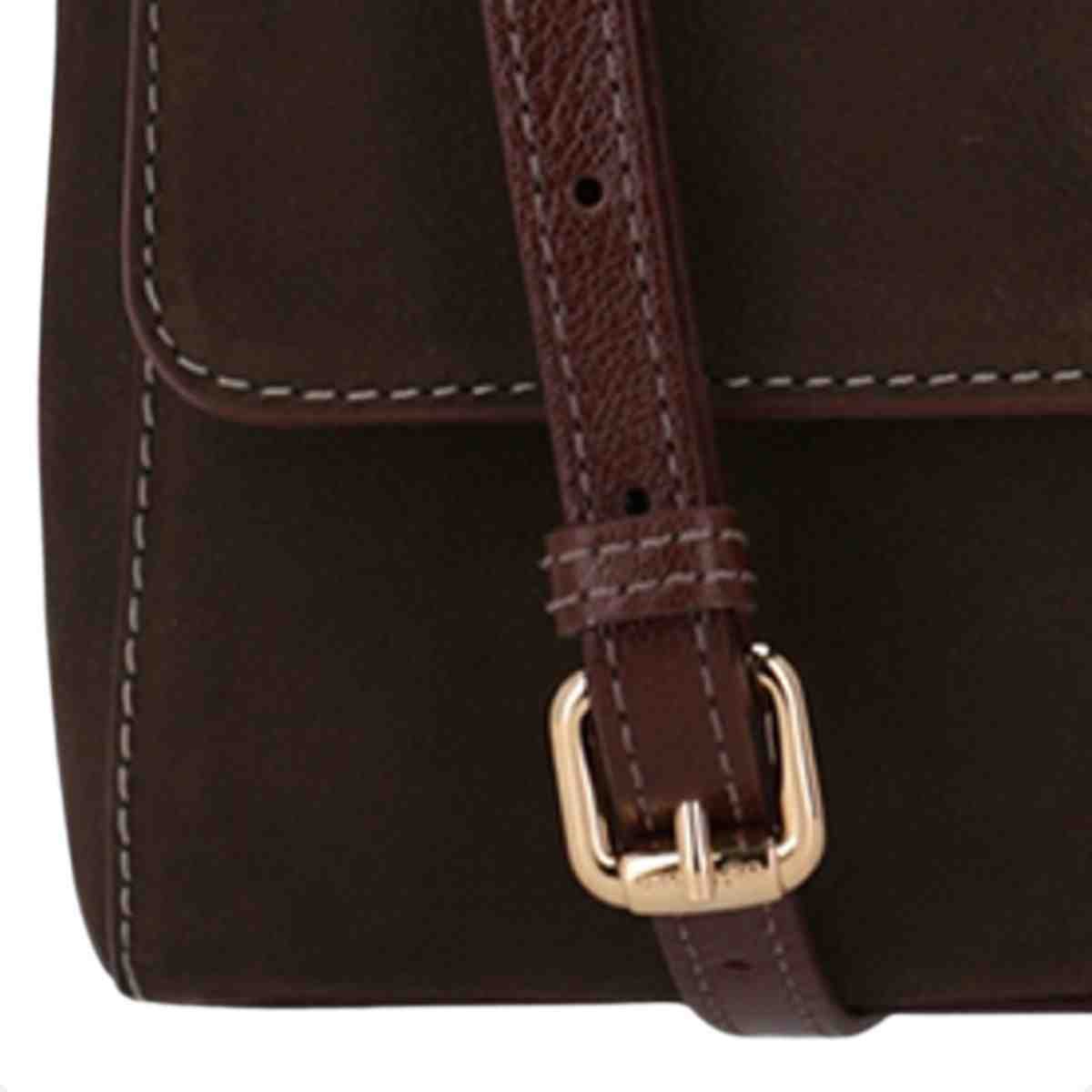 Bolsa Tiracolo Feminino Luz Da Lua Eden Marrom 7