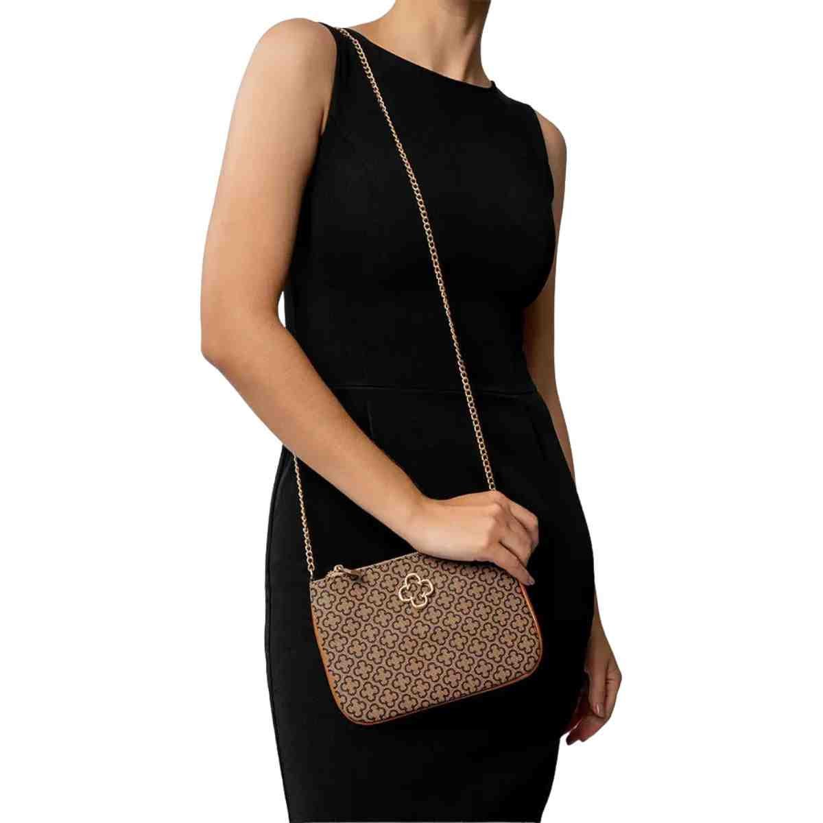 Bolsa Feminina Shoulder Bag Capodarte Bege Bege 3