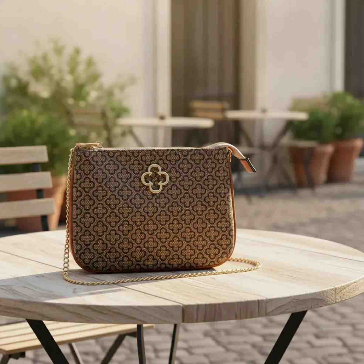 Bolsa Feminina Shoulder Bag Capodarte Bege Bege 6