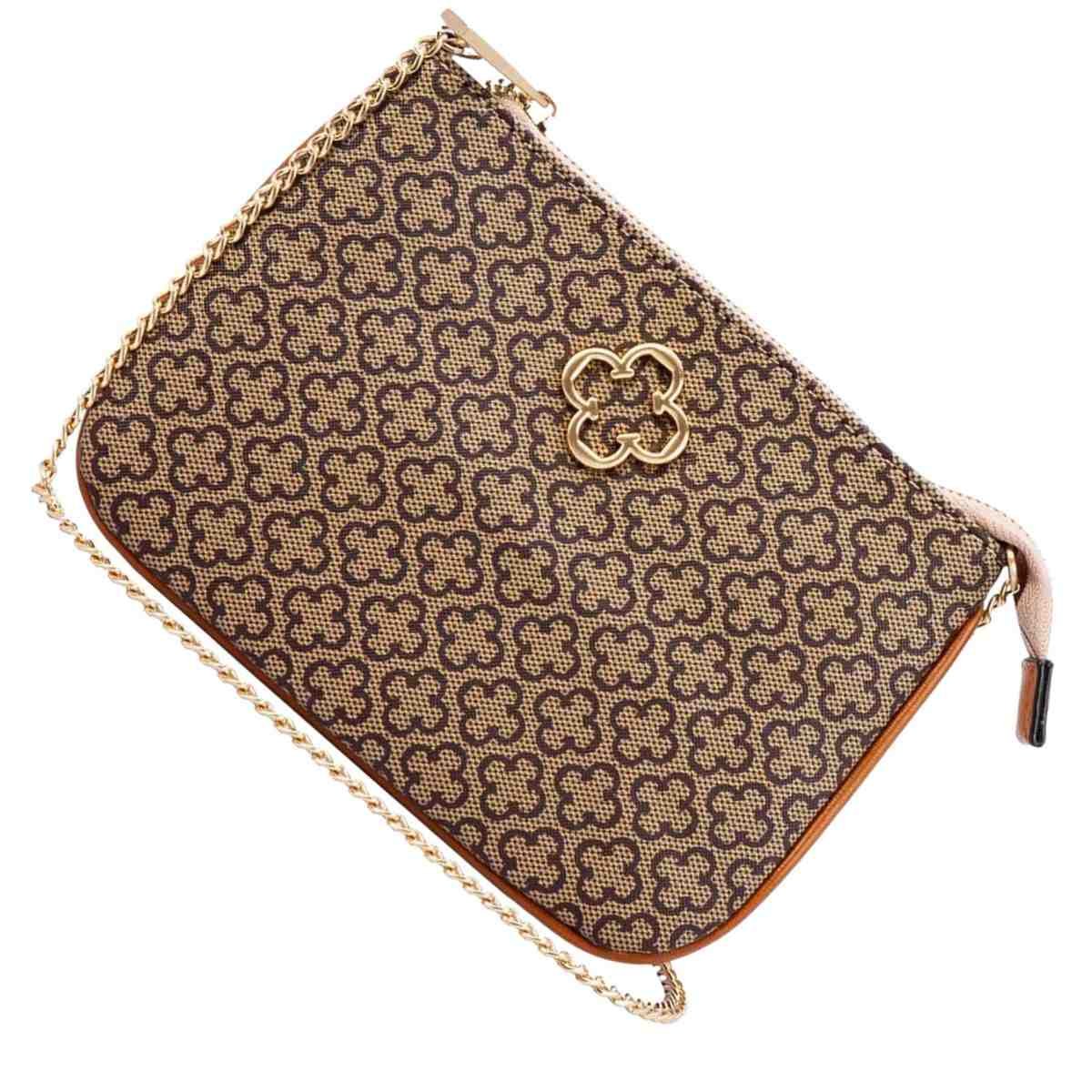 Bolsa Feminina Shoulder Bag Capodarte Bege Bege 7